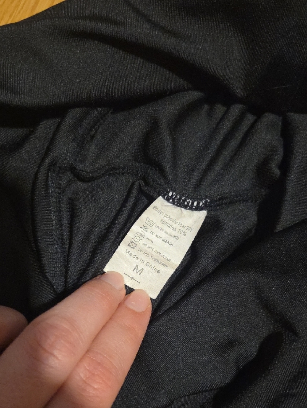 Girls' Black High-Waist Active Leggings - Picture 2 of 3